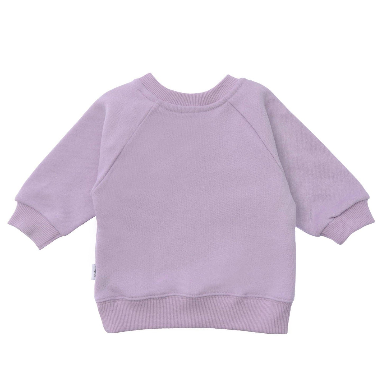 Zachte lila sweater met slogan “Ice Cream Society”