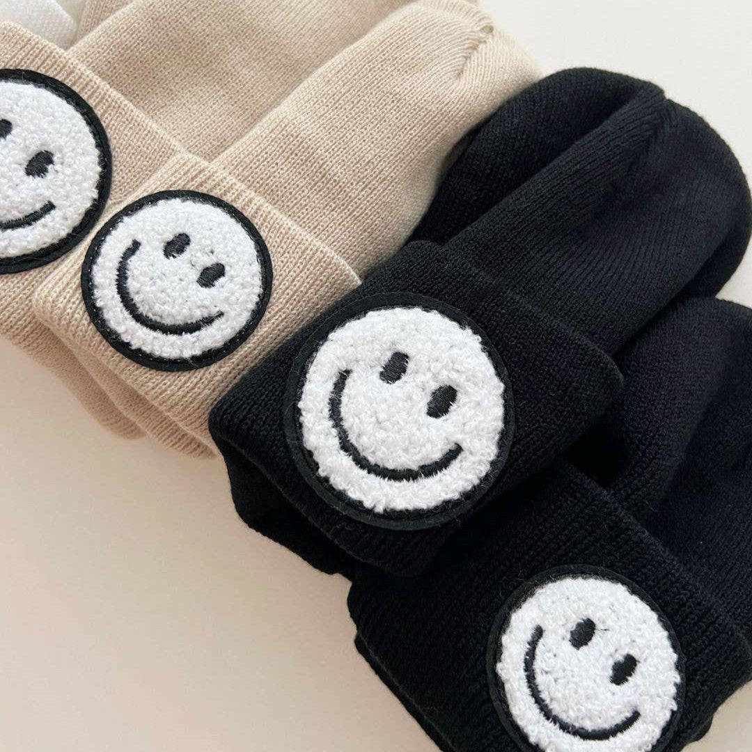 Smiley muts - Zwart