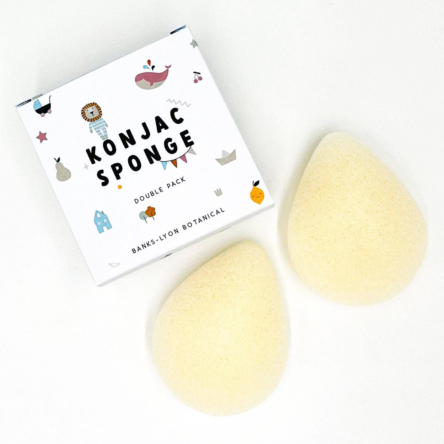 Konjac Sponge - Set van twee